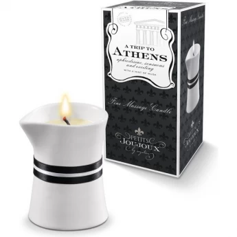 Массажная свеча MYSTIM PETITS JOUJOUX ATHENS мускус и пачули (120 гр.)